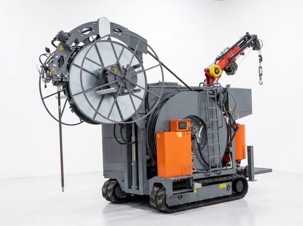 geothermal grouting, mixing and looping equipment
